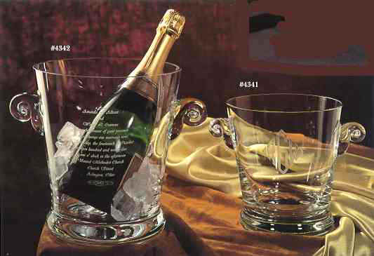 Champagne Celebration Crystal Ice Buckets