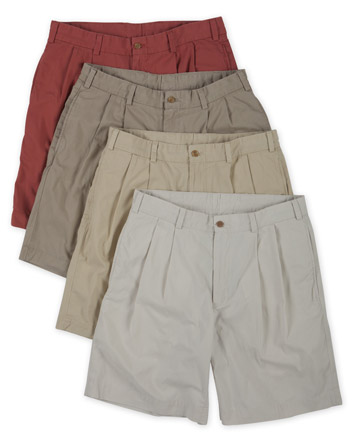 Poplin Short, M2P Standard Fit Pleated