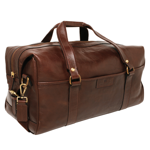 Trafalgar Arlington Leather Duffel : 100% Genuine Leather