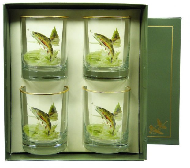 Trout, Double Old Fashioned, 14oz, gift boxed - Click Image to Close