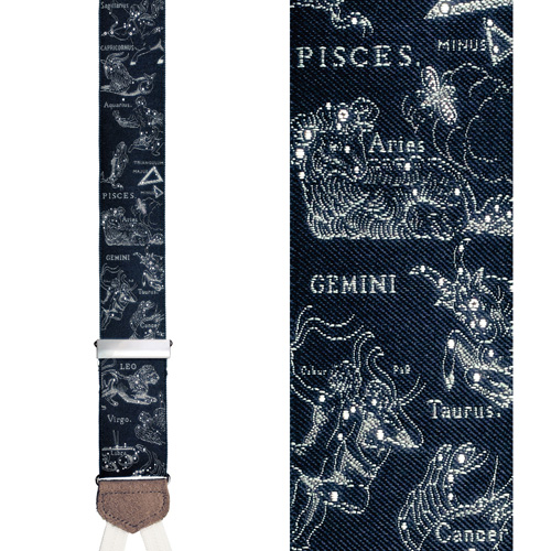 Limited Edition Celestial Sites Brace: 100% Hand Woven Silk