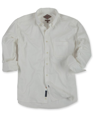 Fine Line Twill Shirt, Long-Sleeve
