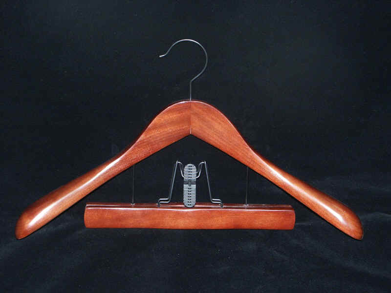 Wooden Hanger - Mahogany Hanger - Wood Hanger