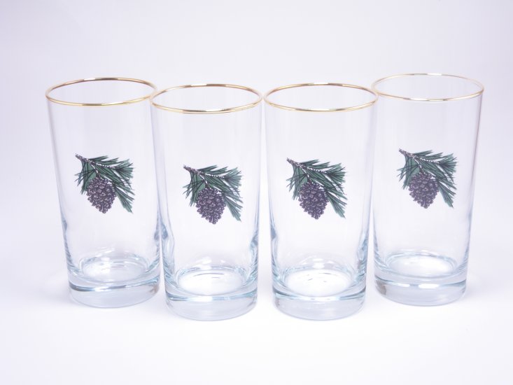 Pine Cone, Highball, 13oz, gift boxed - Click Image to Close