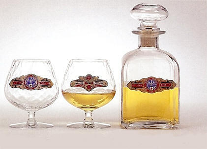 Brandy Snifter Barware Collection from Dann, Loop Optic Handblown